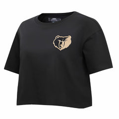 Memphis Grizzlies Pro Standard Women's Holiday Glam Boxy T-Shirt Discount