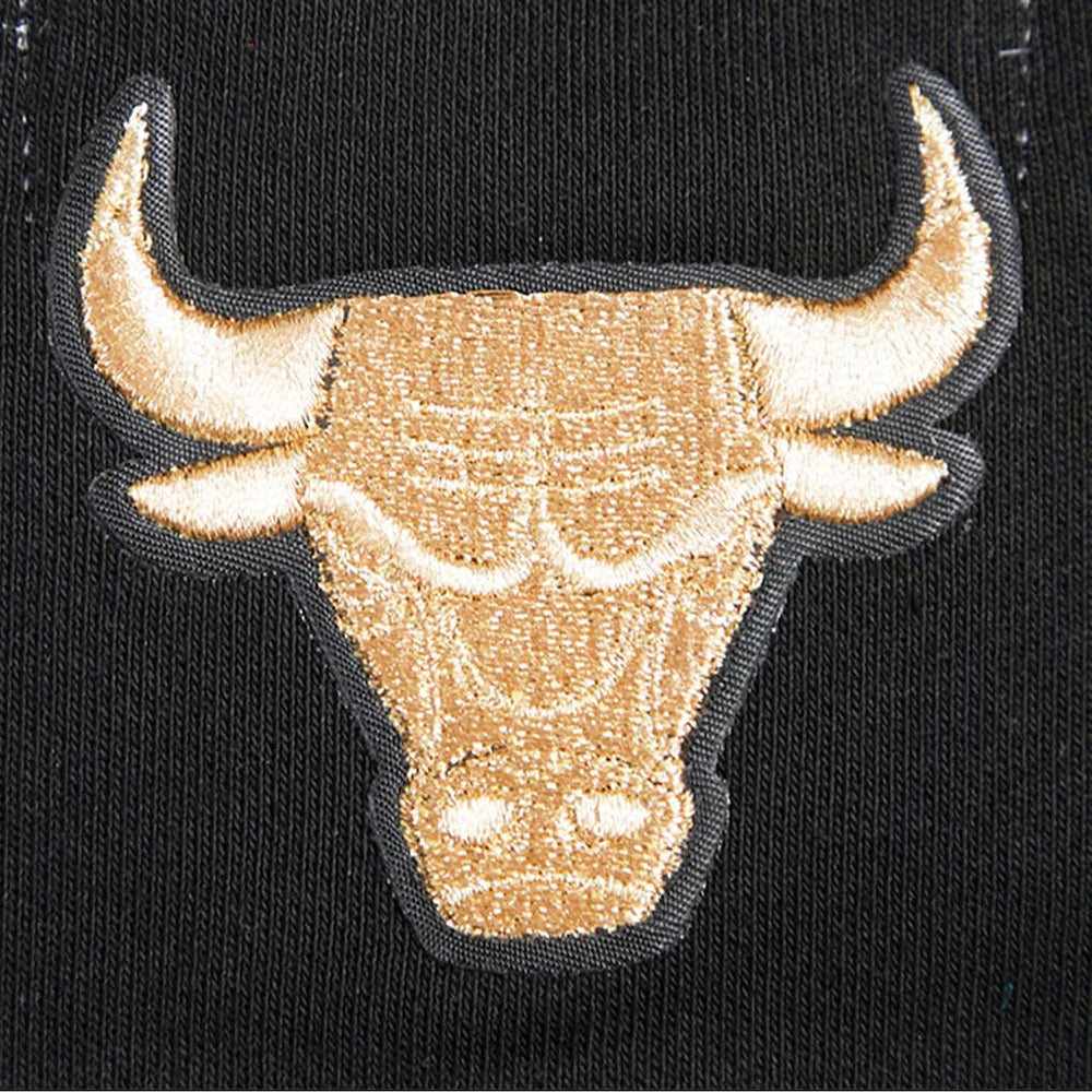 Chicago Bulls Pro Standard Women's Glam Cropped Pullover Sweatshirt - Black for sale Discount