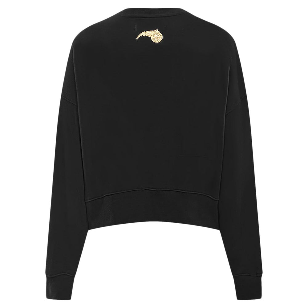 Orlando Magic Pro Standard Women's Glam Cropped Pullover Sweatshirt - Black cheap Online