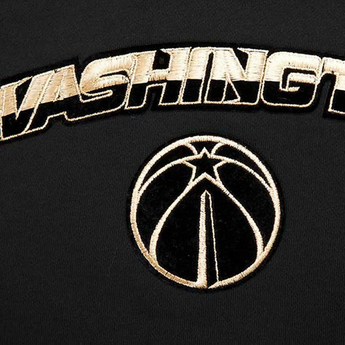 Washington Wizards Pro Standard Women's Glam Cropped Pullover Sweatshirt - Black cheap On Sale