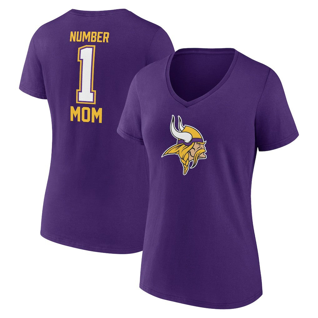 Minnesota Vikings Fanatics Women's Mother's Day V-Neck T-Shirt