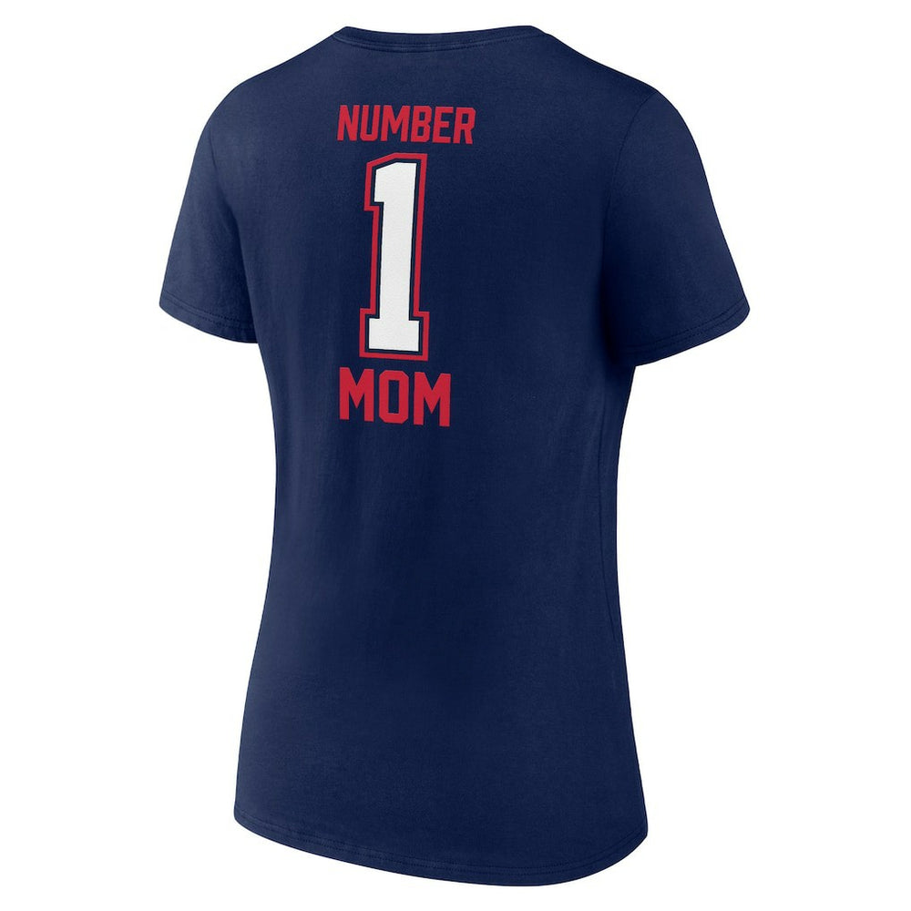 New England Patriots Fanatics Women's Mother's Day V-Neck T-Shirt