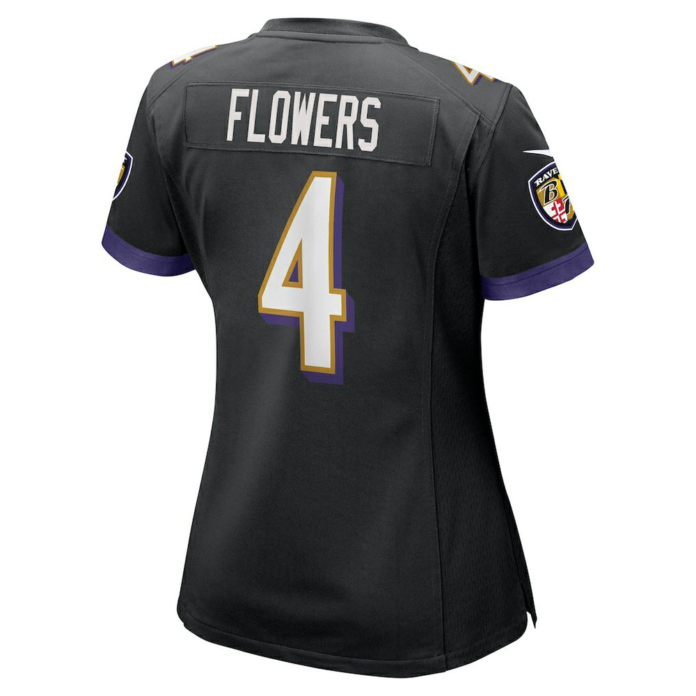 Baltimore Ravens Nike Zay Flowers  Women's Alternate Game Jersey