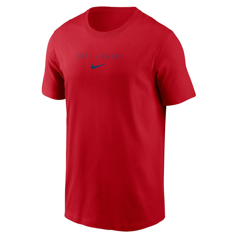 St. Louis Cardinals Nike Large Logo Back Stack T-Shirt | MLB Outlet