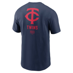 Minnesota Twins Nike Large Logo Back Stack T-Shirt | MLB For sale