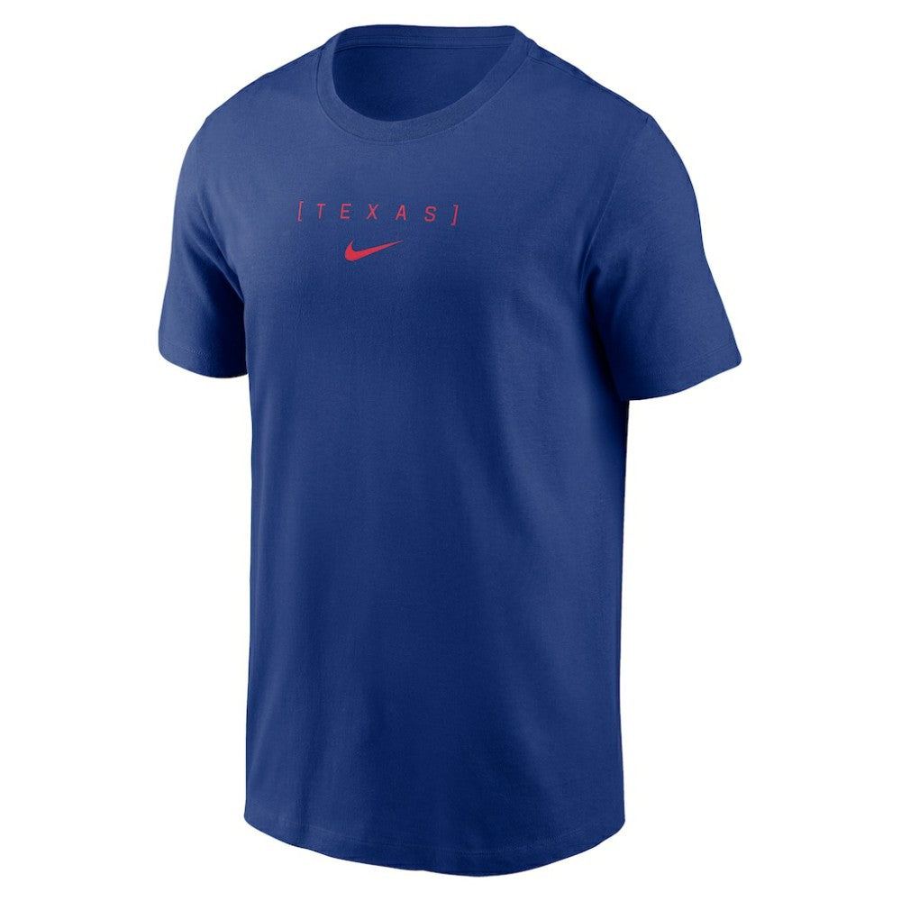 Texas Rangers Nike Large Logo Back Stack T-Shirt | MLB Near me