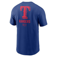 Texas Rangers Nike Large Logo Back Stack T-Shirt | MLB Near me
