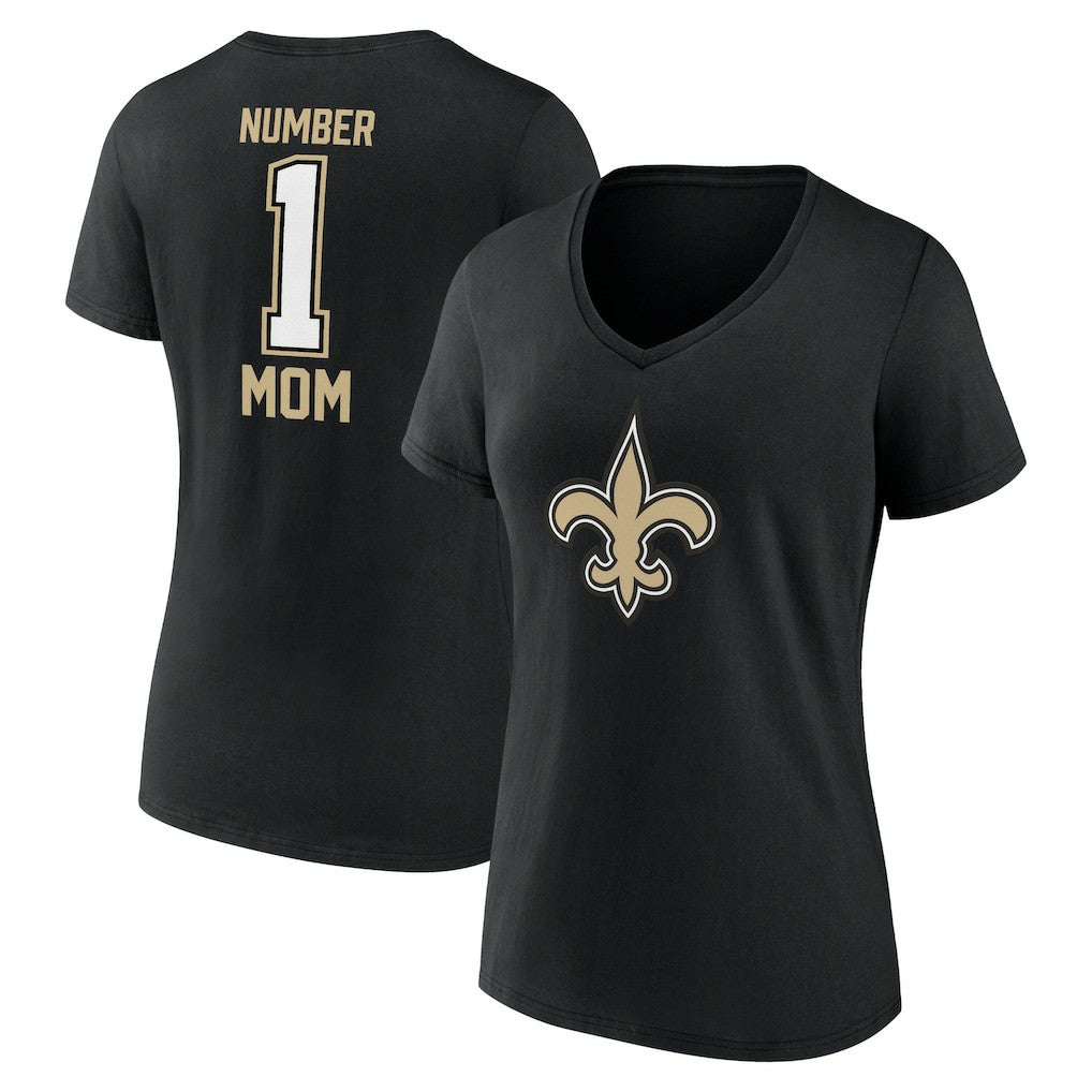 New Orleans Saints Fanatics Women's Mother's Day V-Neck T-Shirt