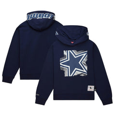 Dallas Cowboys Mitchell & Ness Women's Gridiron Classics Big Face 7.0 Pullover Hoodie