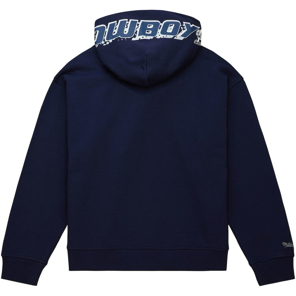 Dallas Cowboys Mitchell & Ness Women's Gridiron Classics Big Face 7.0 Pullover Hoodie