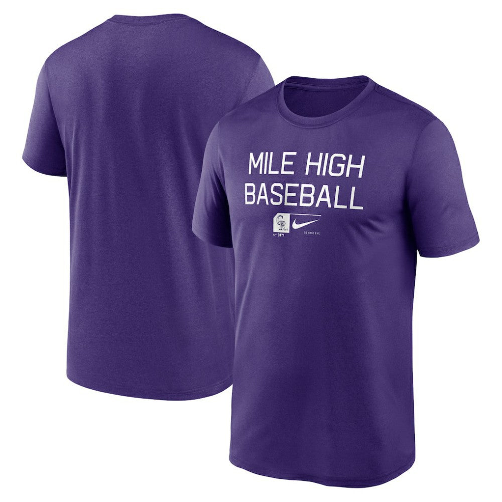 Colorado Rockies Nike Baseball Phrase Legend Performance T-Shirt | MLB For sale