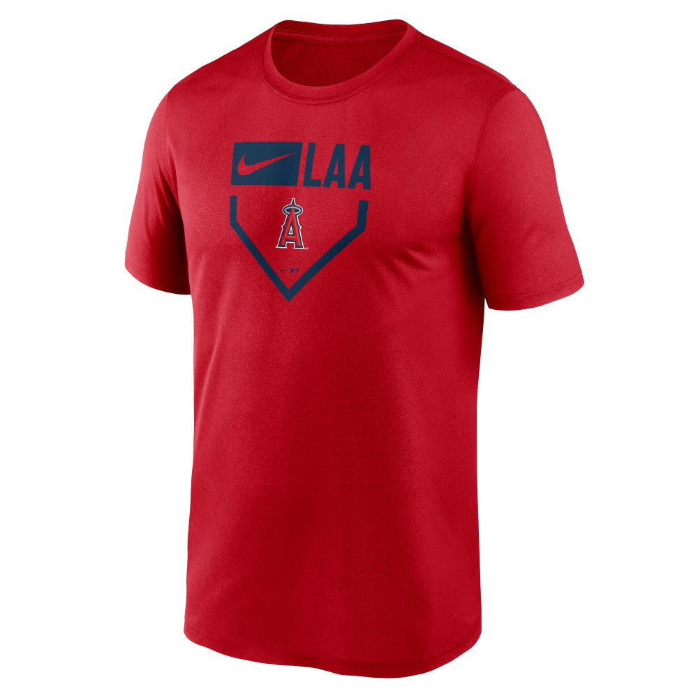 Los Angeles Angels Nike Home Plate Icon Legend Performance T-Shirt | MLB On Sale