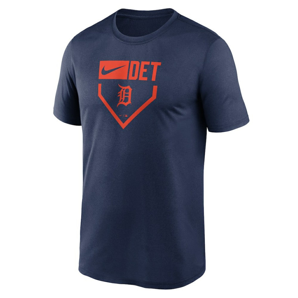 Detroit Tigers Nike Home Plate Icon Legend Performance T-Shirt | MLB Discount