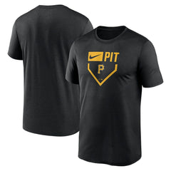Pittsburgh Pirates Nike Home Plate Icon Legend Performance T-Shirt | MLB Outlet