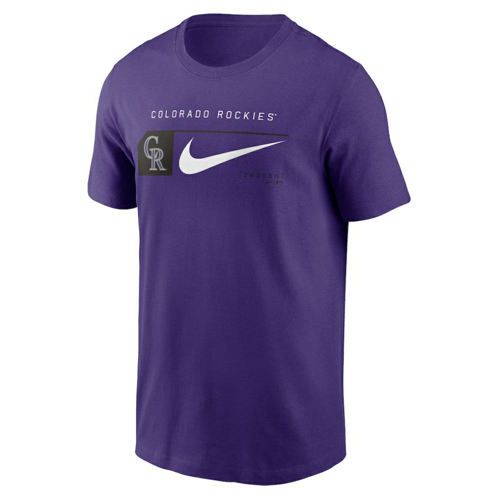 Colorado Rockies Nike Team Swoosh Lockup T-Shirt | MLB On Sale