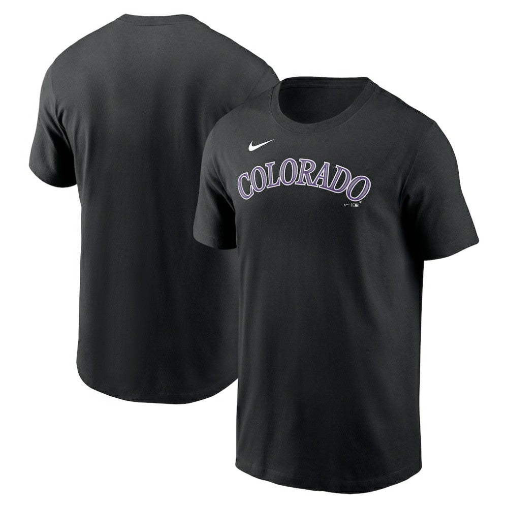 Colorado Rockies Nike Fuse Wordmark T-Shirt | MLB Outlet