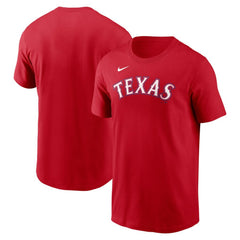 Texas Rangers Nike Fuse Wordmark T-Shirt | MLB On Sale
