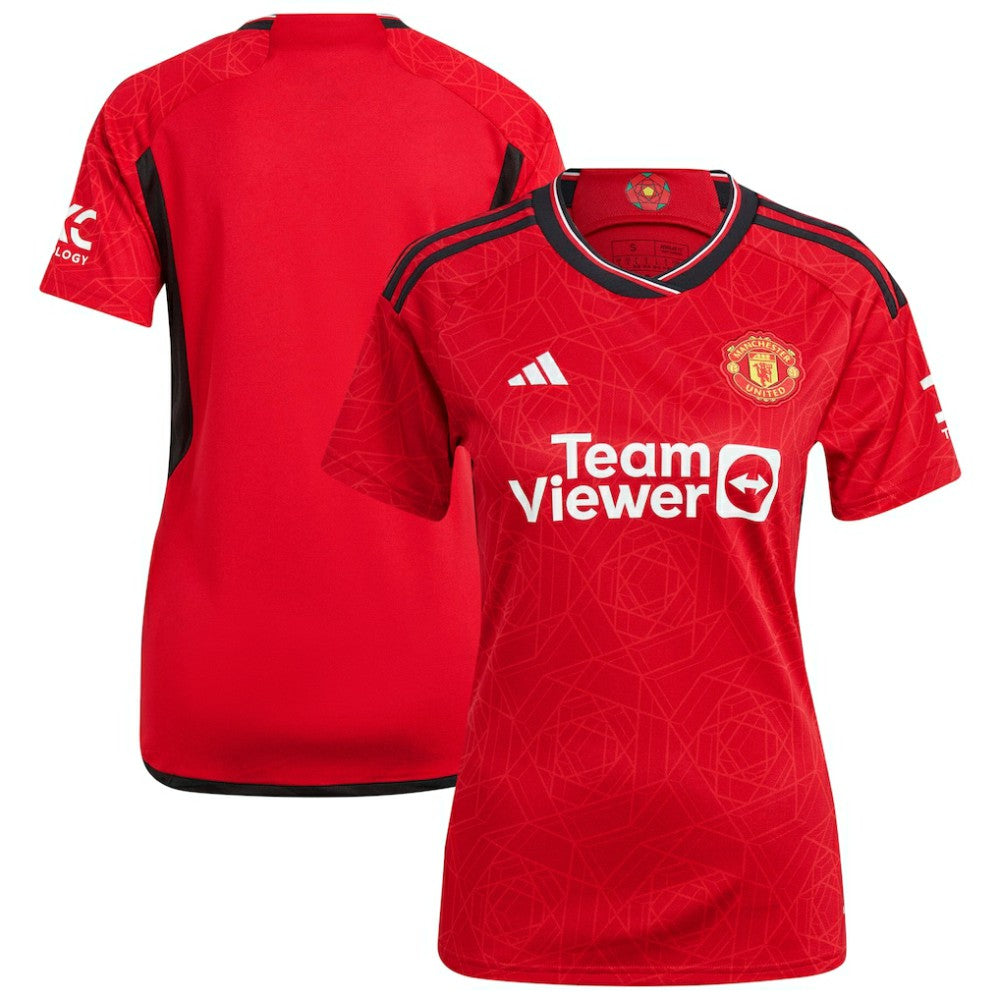 Manchester United Women's 2023/24 Home Replica Jersey Red - Adidas