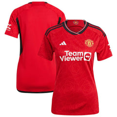 Manchester United Women's 2023/24 Home Replica Jersey Red - Adidas