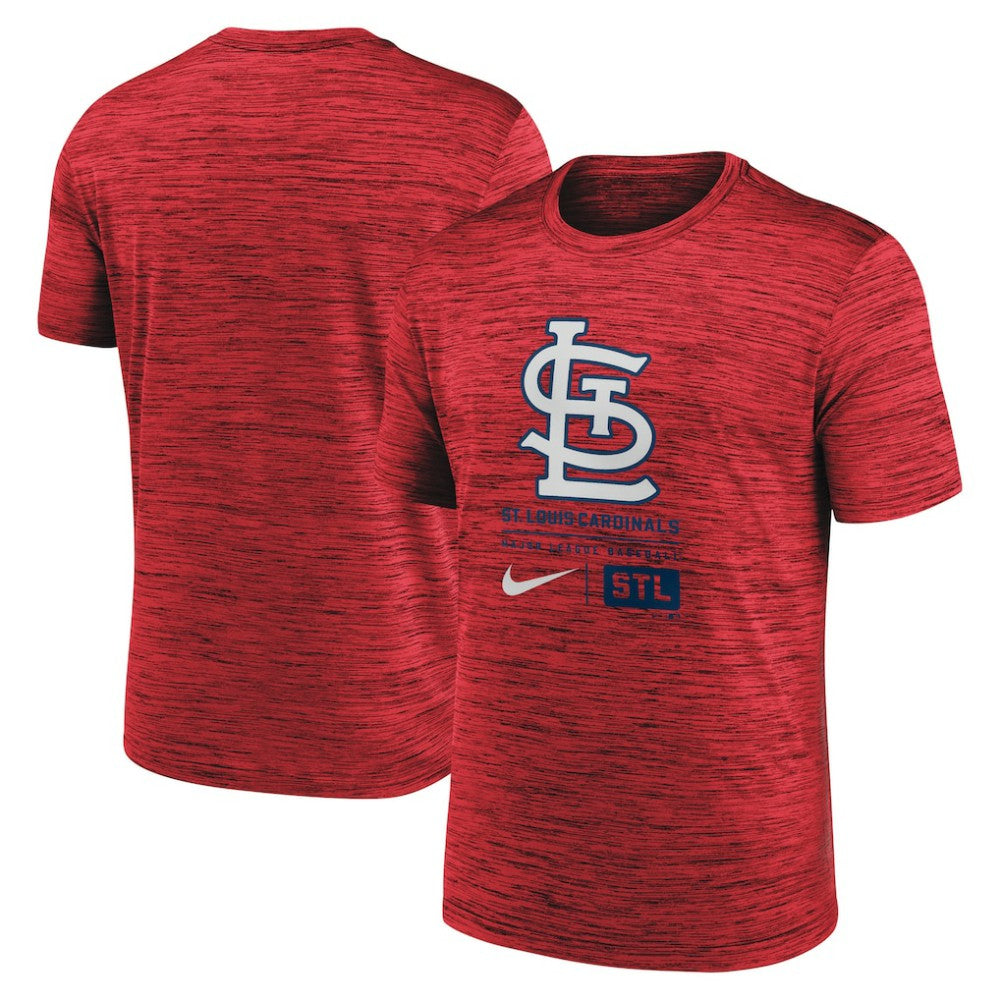 St. Louis Cardinals Nike Large Logo Velocity T-Shirt | MLB Online