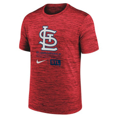 St. Louis Cardinals Nike Large Logo Velocity T-Shirt | MLB Online