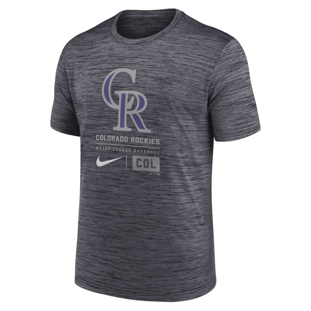 Colorado Rockies Nike Large Logo Velocity T-Shirt | MLB US