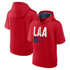 Los Angeles Angels Nike Tri Code Lockup Short Sleeve Pullover Hoodie | MLB US