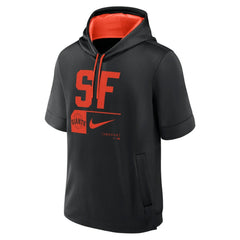 San Francisco Giants Nike Tri Code Lockup Short Sleeve Pullover Hoodie | MLB New