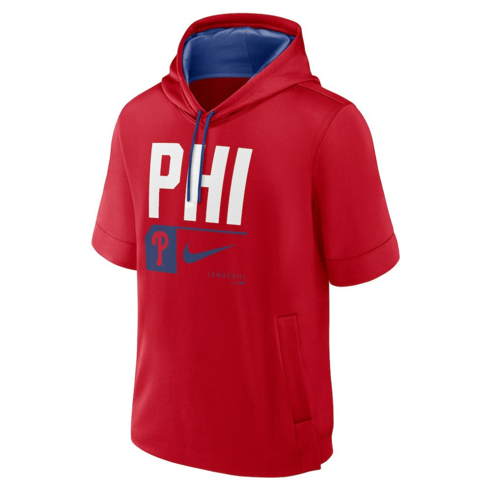 Philadelphia Phillies Nike Tri Code Lockup Short Sleeve Pullover Hoodie | MLB Shop