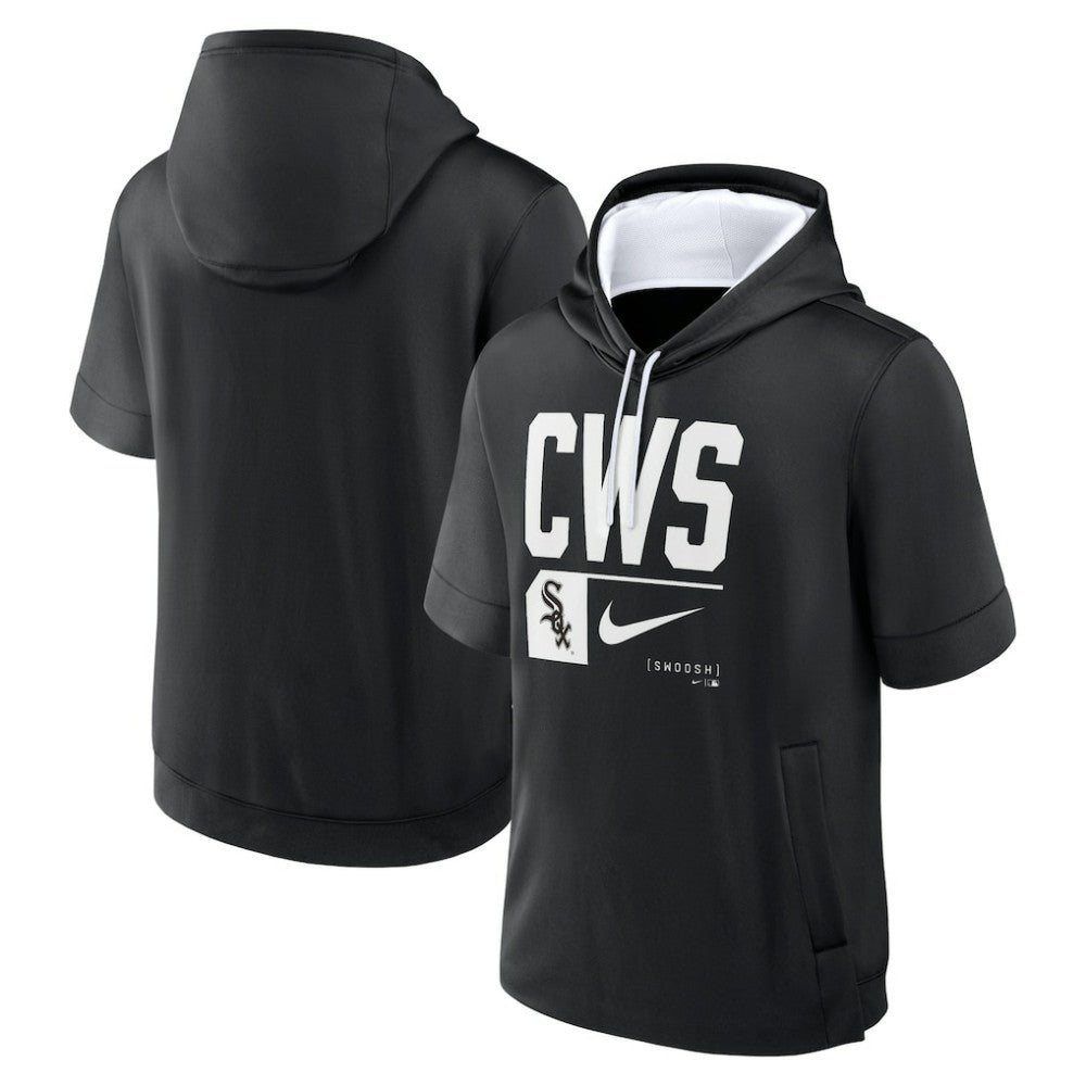 Chicago White Sox Nike Tri Code Lockup Short Sleeve Pullover Hoodie | MLB Discount