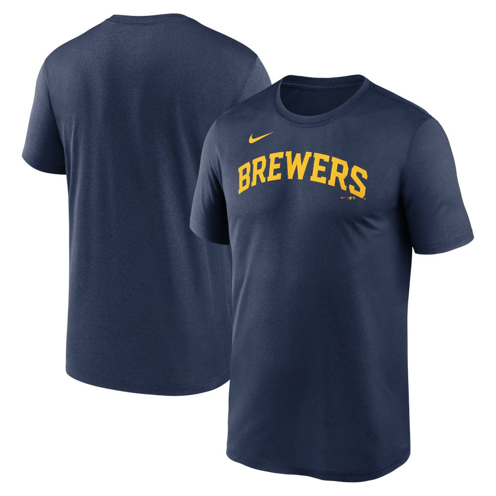 Milwaukee Brewers Nike Legend Fuse Wordmark T-Shirt  | MLB On Sale