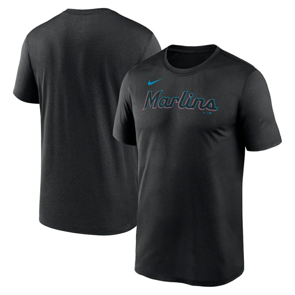 Miami Marlins Nike Legend Fuse Wordmark T-Shirt  | MLB On Sale