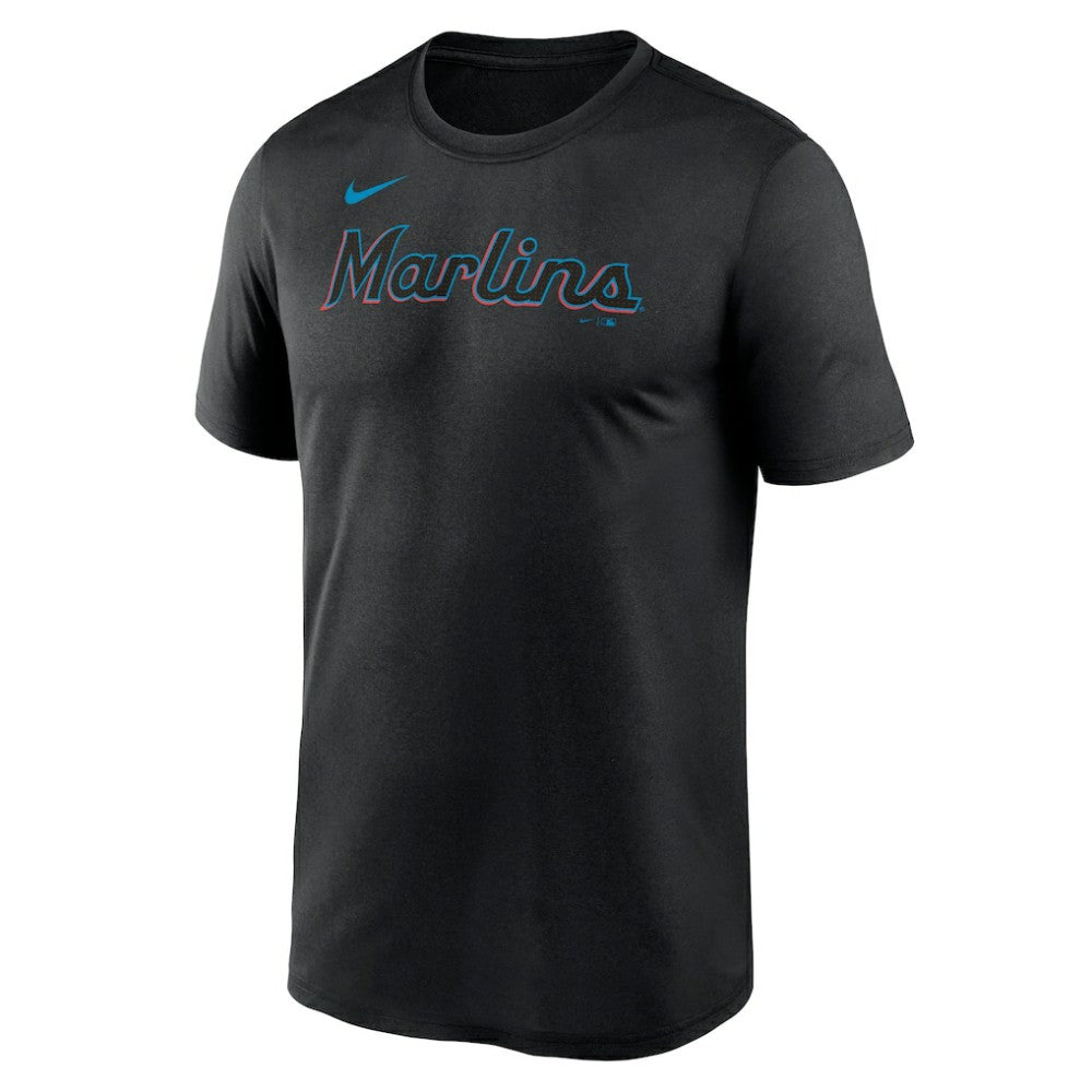 Miami Marlins Nike Legend Fuse Wordmark T-Shirt  | MLB On Sale