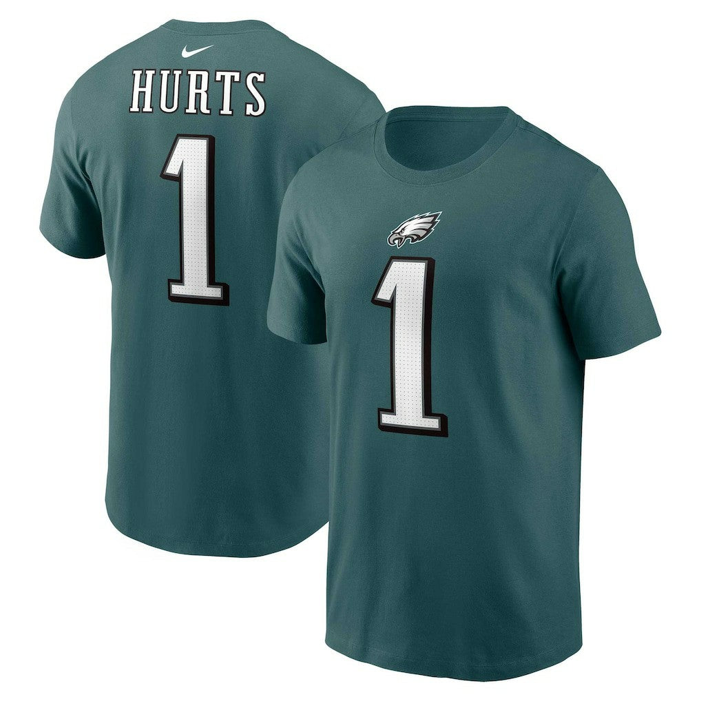 Philadelphia Eagles Nike Jalen Hurts  Player Name & Number T-Shirt