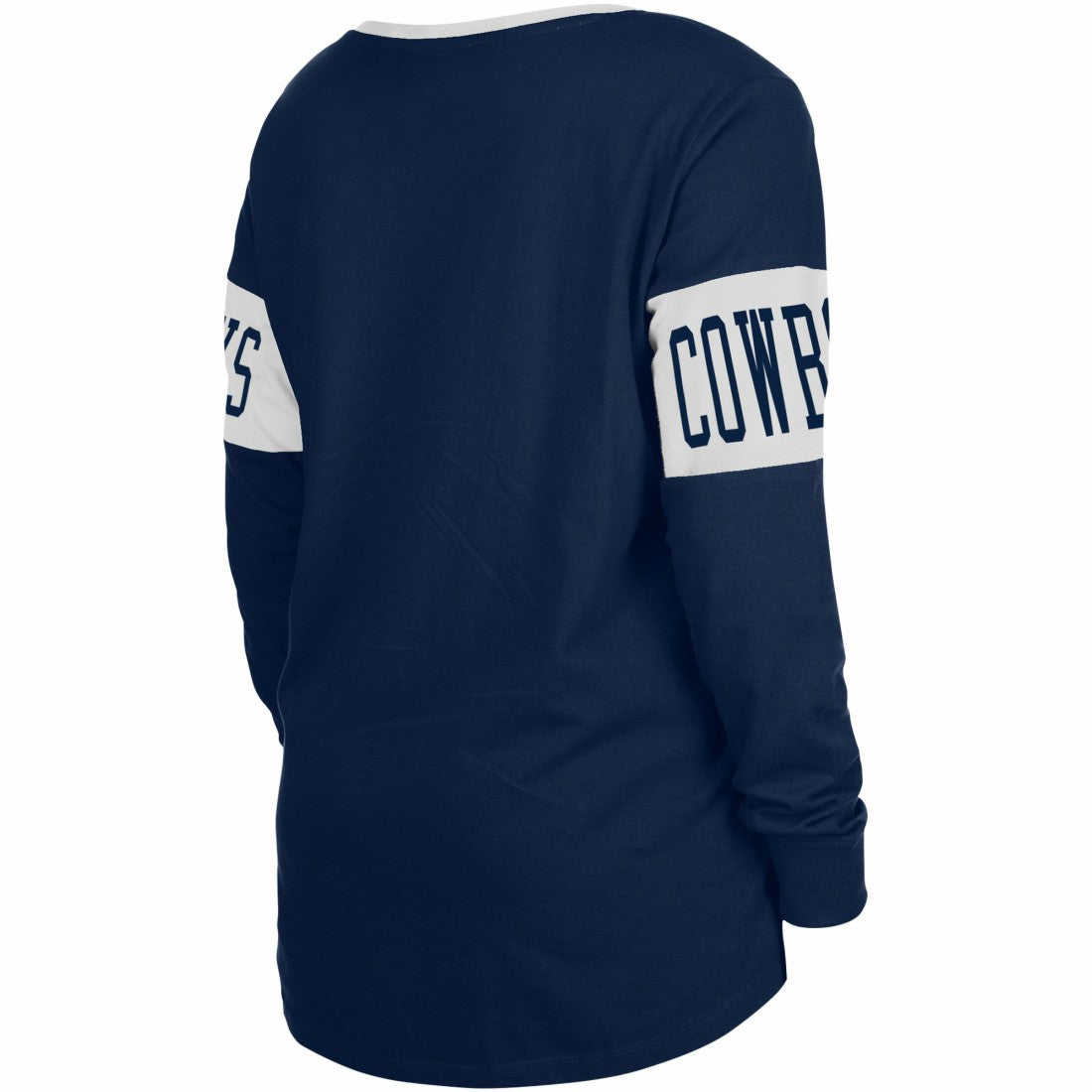 Dallas Cowboys New Era Women's Lace-Up Notch Neck Long Sleeve T-Shirt