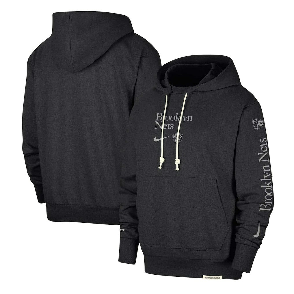 Brooklyn Nets Authentic Performance Pullover Hoodie New