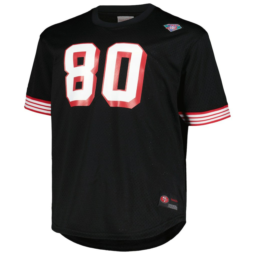 San Francisco 49ers Mitchell & Ness Jerry Rice  Big & Tall Mesh Player Name & Number Top