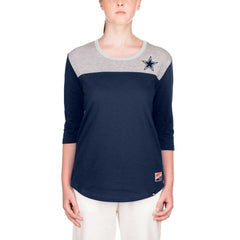 Dallas Cowboys New Era Women's 3/4 Sleeve T-Shirt