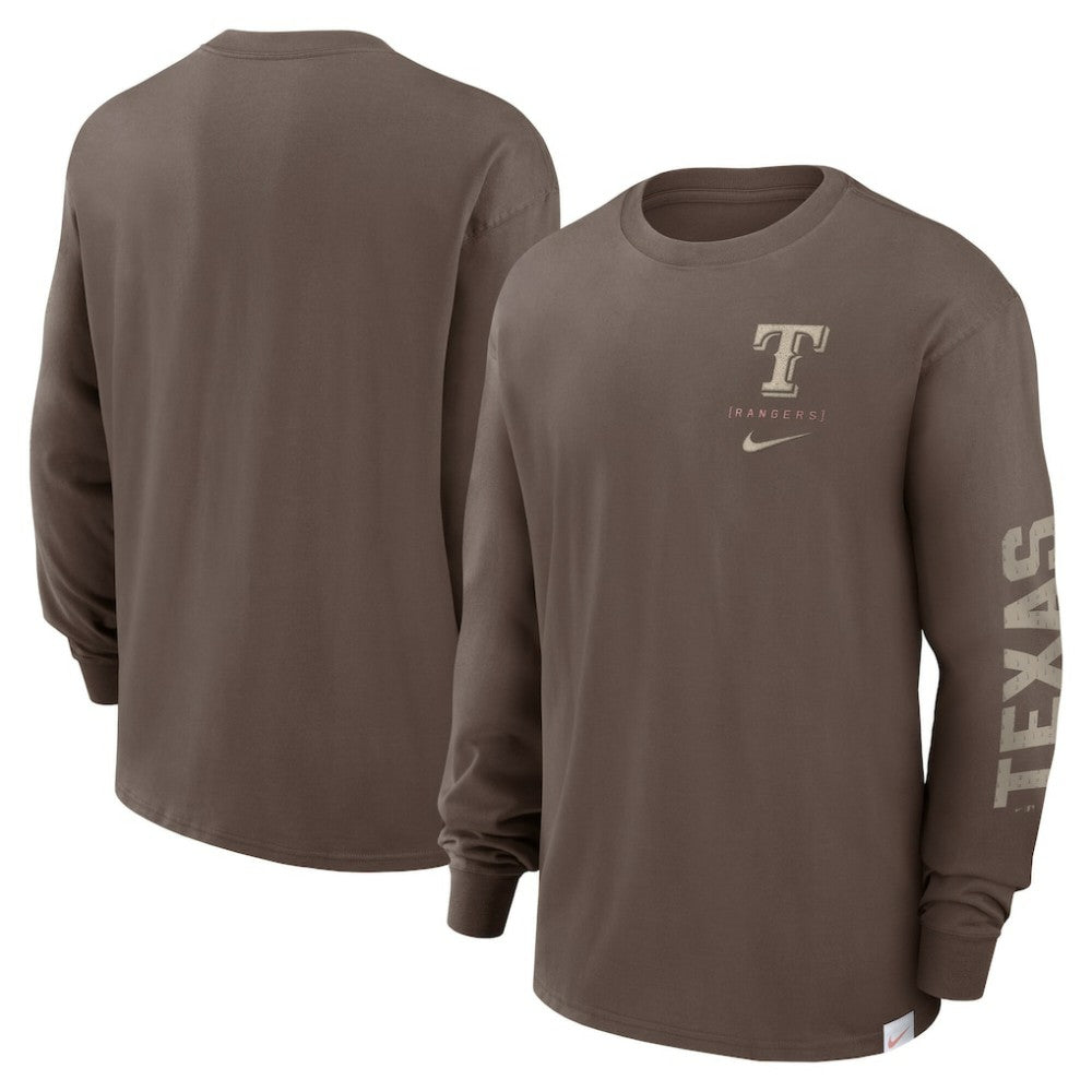 Texas Rangers Nike Statement Max90 Long Sleeve T-Shirt | MLB New