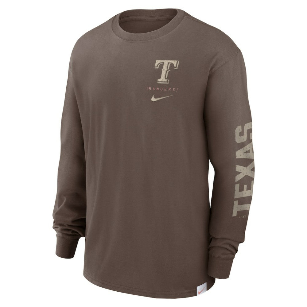 Texas Rangers Nike Statement Max90 Long Sleeve T-Shirt | MLB New