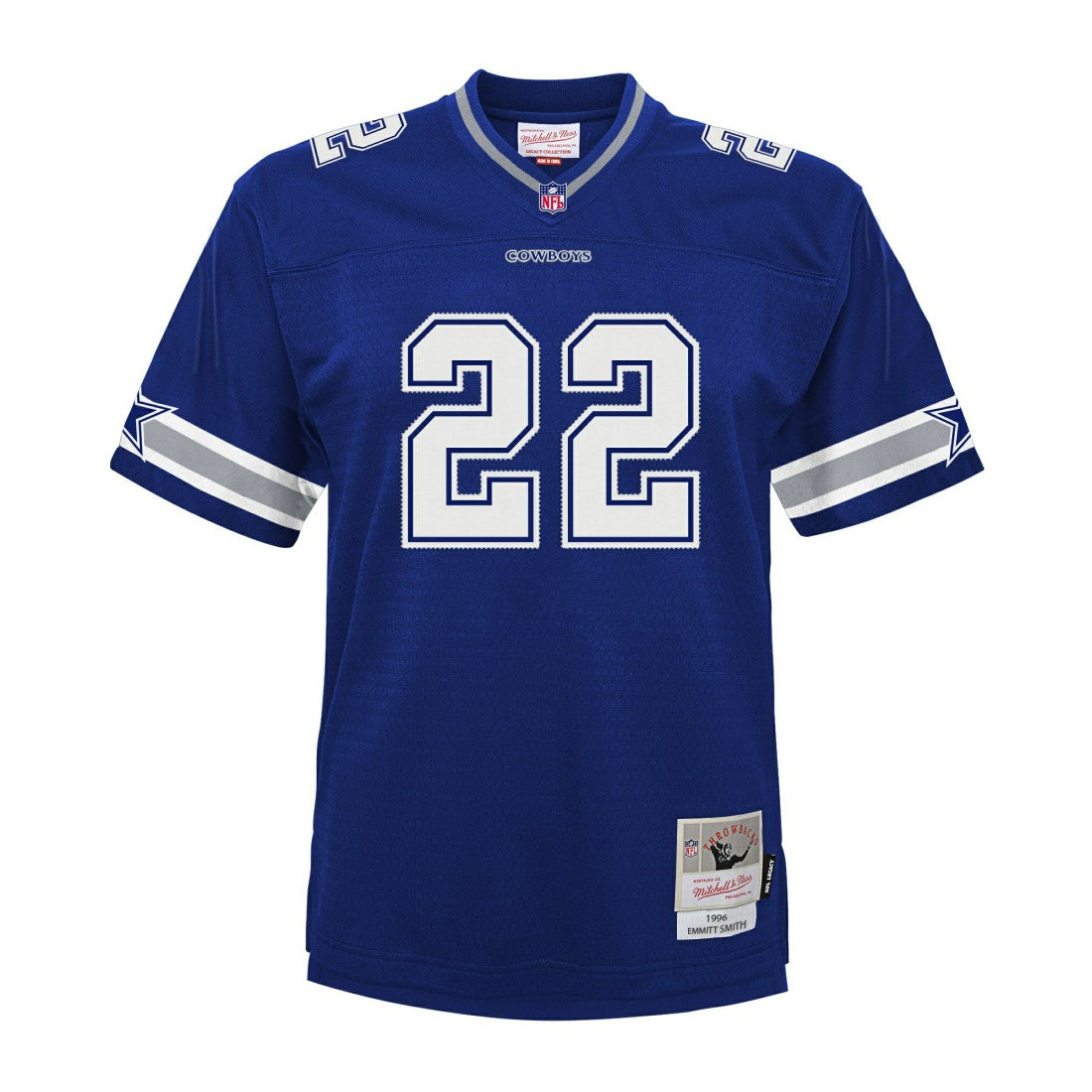 Dallas Cowboys Mitchell & Ness Emmitt Smith  Big & Tall 1996 Legacy Retired Player Jersey