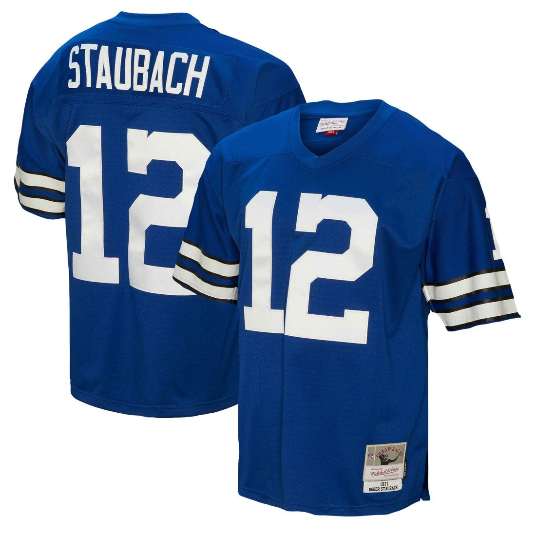 Dallas Cowboys Mitchell & Ness Roger Staubach  Big & Tall 1971 Legacy Retired Player Jersey
