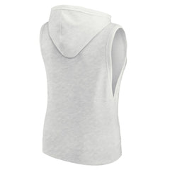 New York Yankees Fanatics Women's Lounge Script Sleeveless Pullover Hoodie | MLB New