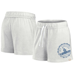 Los Angeles Dodgers Fanatics Women's Oversized Badge Lounge Shorts | MLB Outlet