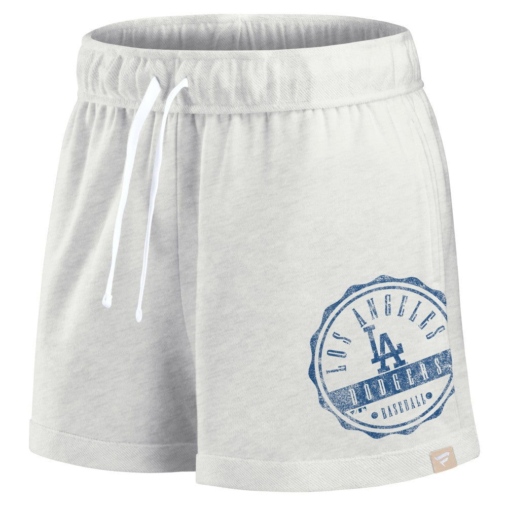 Los Angeles Dodgers Fanatics Women's Oversized Badge Lounge Shorts | MLB Outlet
