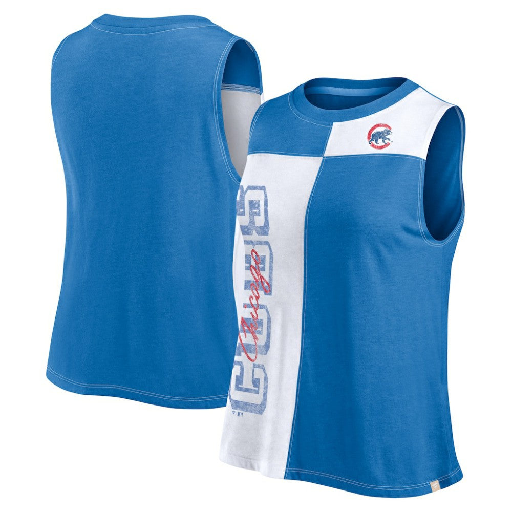 Chicago Cubs Fanatics Women's Color-Block Tank Top | MLB Sale