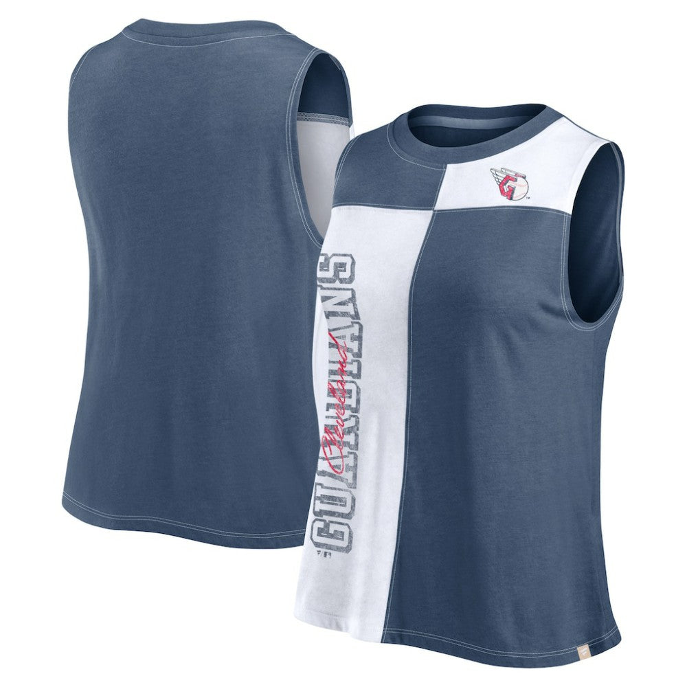 Cleveland Guardians Fanatics Women's Color-Block Tank Top | MLB Shop