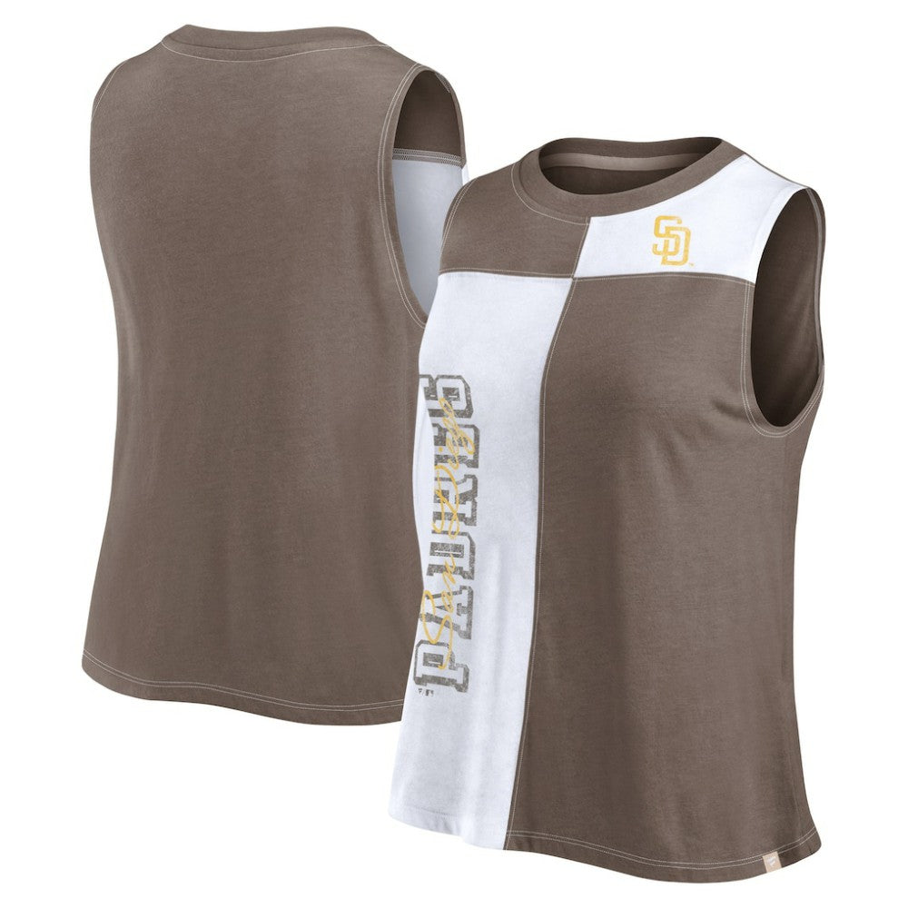 San Diego Padres Fanatics Women's Color-Block Tank Top | MLB Shop