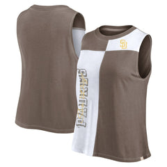 San Diego Padres Fanatics Women's Color-Block Tank Top | MLB Shop