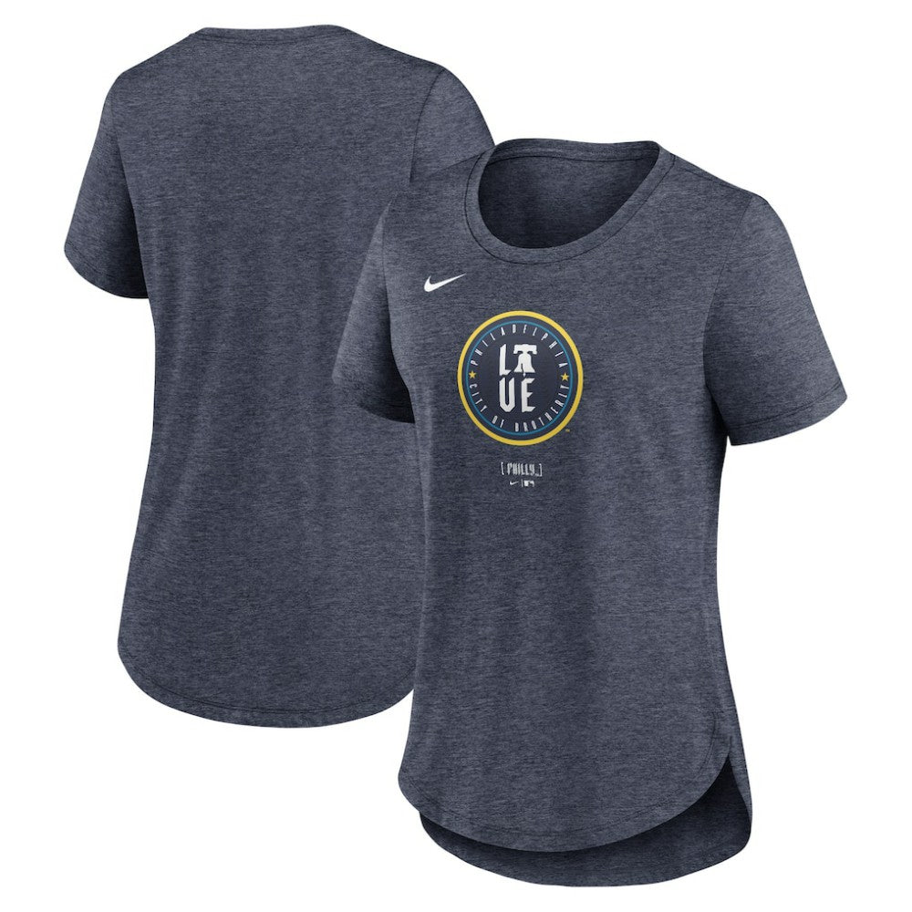 Philadelphia Phillies Nike Women's 2024 City Connect Tri-Blend T-Shirt | MLB Outlet